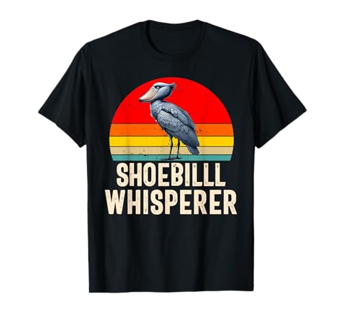 Shoebill Stork Bird Shoe-billed Stork Mujeres Hombres Whaleheads Camiseta