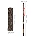 D Key Bamboo Flute Bitter Bamboo Traditional Chinese Flute for Beginners with Carrying Case