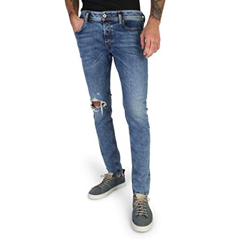 Diesel Men's Sleenker Slim Skinny Distressed Jeans 00S7VG 069AI 01 Blue (32W x 32L)