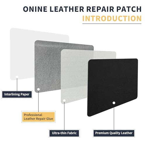 image for ONine Leather Repair Patch，Leather Repair Tape, 12 x 48 inches Leath
