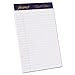 Ampad Gold Fibre Ruled Pads, Jr. Legal Rule, 5 x 8, White, Four 50-Sheet Pads/pk