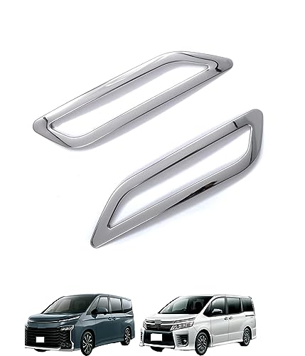 【FlowerGarden】トヨタ 新型 ノア 90系 2022年〜 リアリフレクターガーニッシュ リフレクターカバー ステンレス製 鏡面仕上げ メッキリング カスタム パーツ ドレスアップ アクセサリー NOAH 外装 2P