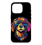 Fácil instalación Carcasa para iPhone 16 Pro Beagle con Gafas de Sol Beagles Cachorro Lindo Perro Beagle