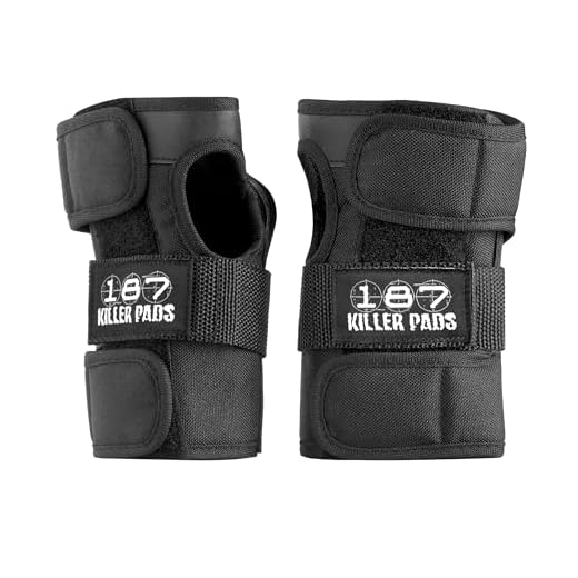 187 Killer Pads Wrist Guard, Medium , Black