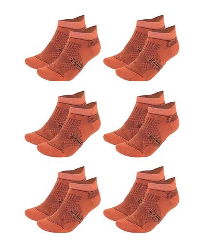 Image of BAMBOOVEN Ankle Socks for Men Women 6 Pack Thin Bamboo Rayon Low Cut Socks | BAMBOOVEN Ankle Socks for Men Women 6 Pack Thin Bamboo Rayon Low Cut Socks, No Slip Cushioned Running Socks with Arch Support