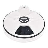 6-Mahlzeit-Design: Sie können 6 Mahlzeiten mit 6 verschiedenen Zeiten im Voraus einstellen, 6 Stapel Korn in 128 ml pro Zelle und trockenes und nasses Essen setzen.