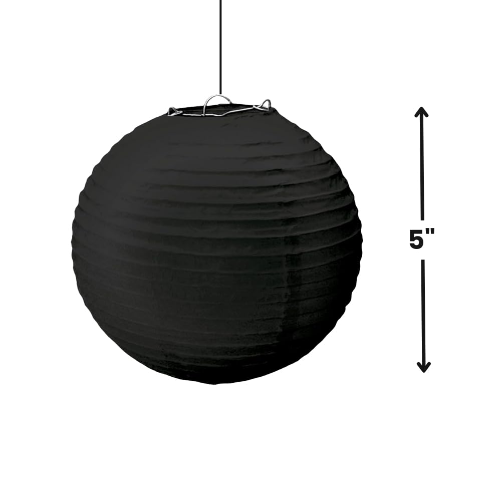 Dazzling Black Mini Hot Stamp Lanterns - 5