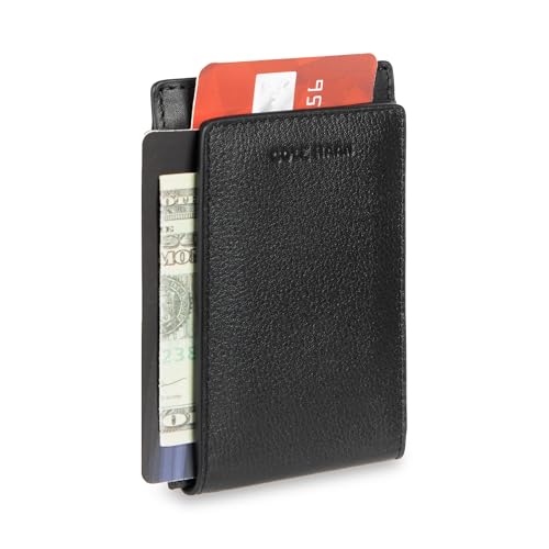 Image of Cole Haan Men's Leather Slim Magnetic Front Pocket RFID Wallet