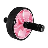 HEELPPO Bauchtrainer Roller Bauchmuskeltrainer Roller Sport Geräte Bauch Trainingsgerät Fitnessgeräte Für Workout Männer Frauen pink,One Size
