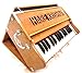 Harmonium, Hare Krishna, In USA, Double Reed, Coupler, Natural Color, without Stoppers, Standard, Padded Bag, Tuned to A440, Musical Instrument Indian