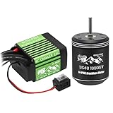 GOUPRC S3548 1900KV Outrunner Brushless Motor with 80A Brushless Crawler ESC Electric Speed Controller Combo Set for 1/10 1/12 RC Crawler Car Upgrades