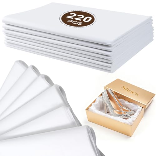 Acid Free Archival Paper 220 Sheets 24 x 36 Inch Unbuffered Acid-Free Tissue Paper White Tissue Paper for Long-Term Storage & Preservation of Clothing Antiques DIY Decoration