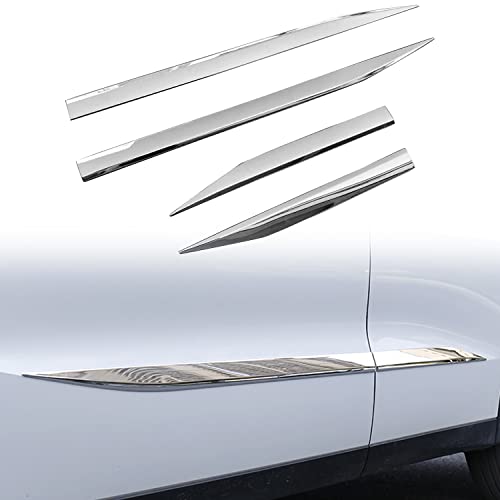 【Deesse】三菱 新型 アウトランダー outlander PHEV GN0W 2022〜現行に対応サイド ドア モール ドアトリム ガーニッシュ サイドドア ガーニッシュ アンダー モール アクセサリー 外装 カスタム パーツ クロームメッキ 4P