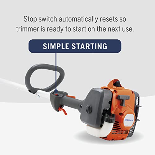 Husqvarna 122C Gas String Trimmer, 22-cc 2-Cycle, 17-inch Curved Shaft String Trimmer with Tap N' Go Head, 966712701, Gifts for Men by Husqvarna - Image 3