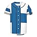 Vnurnrn Finland Flag Mens Baseball Button Down Jersey Hipster Hip Hop T Shirts