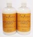 Shea Moisture raw Shea Butter Moisture Retention Shampoo w/ Sea Kelp & Argon Oil - Dry, Damaged Hair - Sulfate free & Color Safe - Value Double Pack - Qty of 2 Each