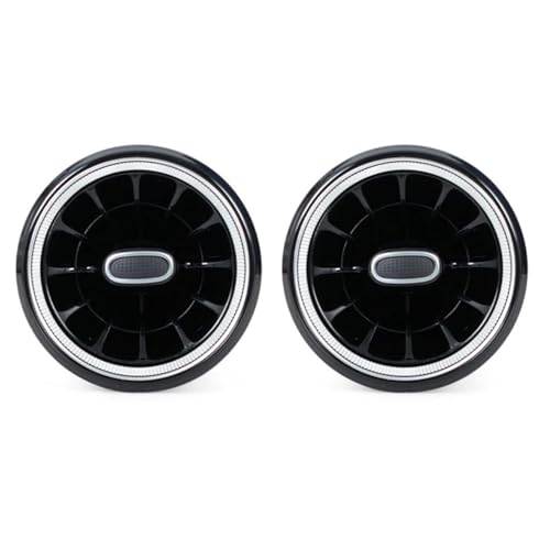 Rejilla de ventilación para Mercedes Benz Clase V W447 y Vito, pack de 2 unidades en color plata