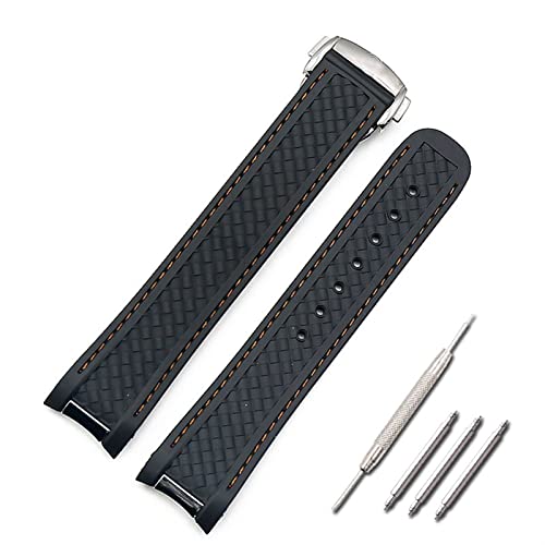 Bracelet montre caoutchouc marine 20 mm idéal pour le nautisme et le quotidien