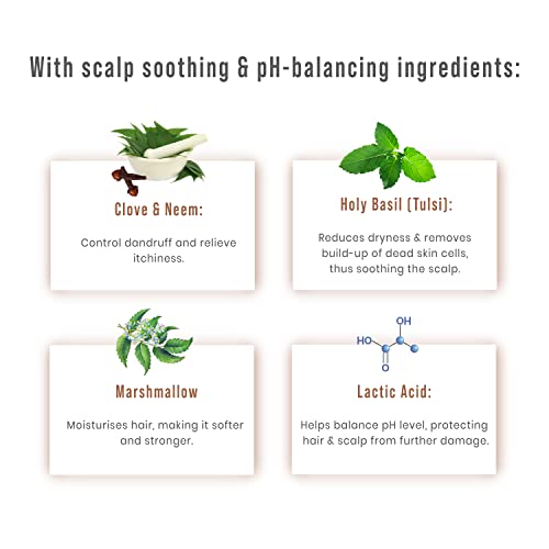 Sirona Marshmallow & Clove Anti Dandruff Conditioner, With Neem & Tulsi For Men & Women - 200 Ml | Paraben Free & Sls Free | Dermatologically Tested #TOP5