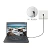 CY Ultra Thin Slim Cat6 Ethernet Cable RJ45 Down Angled 25cm UTP Network Cable Patch Cord 90 Degree Cat6a LAN for Laptop Router TV Box