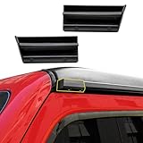 JHD-TOGO Car Rain Gutter Fit for 2018-2025 Wrangler JL/JT/4XE Hardtop 2/4 Door- Anti-Leak Design Snap Installation 1Pair