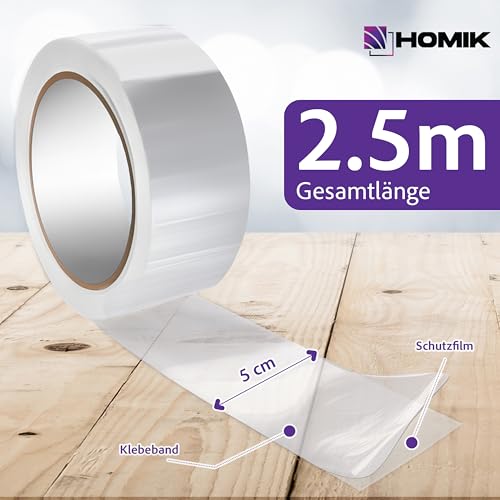 Selbstverschweißendes Klebeband Homik Transparent für Innen und Außen