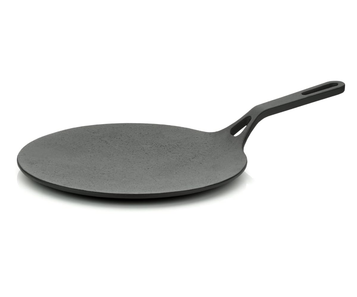 Buy Esspy PreSeasoned Cast Iron Flat Dosa Tawa, Roti, Chapati Tawa Pan