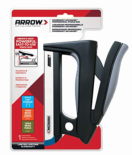 Arrow T50HS PowerShot Advanced Professional Heavy Duty 2-In-1 Staple and Nail Gun for Wood, Upholstery, Furniture, Crafts, Fits All T50 Staples and 5/8” Brad Nails thumbnail 7