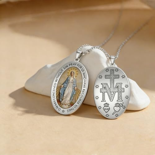 Collier Notre-Dame de Grâce en finition rétro de qualité supérieure