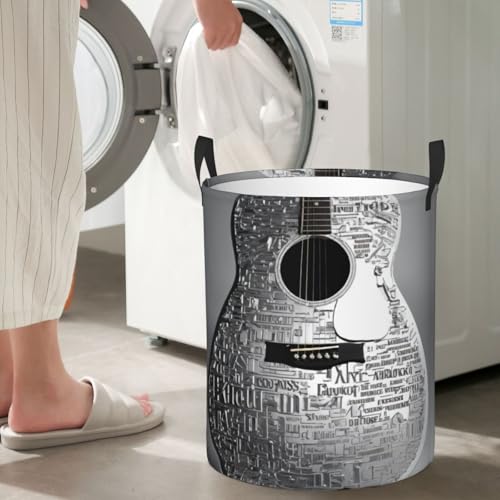 Panier à linge haut guitare pour rangement couvertures de chambre - 8