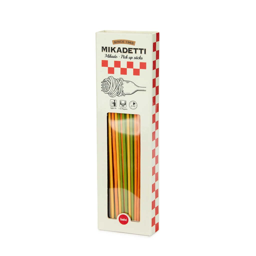 Balvi Jeu société Mikadetti Jeu d'adresse Mikado Version Spaghetti Bambou