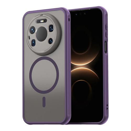Image of Compatible with Huawei Mate 80 Pro Max Case Cover,Compatible with MagSafe,Anti-Fall,Compatible with Huawei Mate 80 Pro Max 5G SGT-AL10 Cell Protective Phone Case Purple