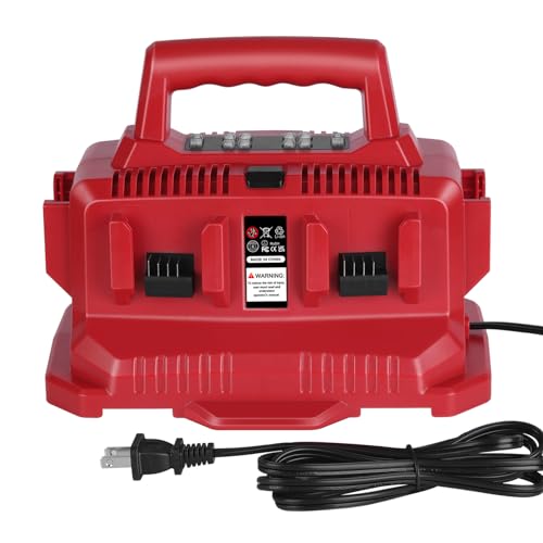 Chargeur à 6 ports KUNLUN pour batterie Milwaukee 18V M18 station 48-59-1806