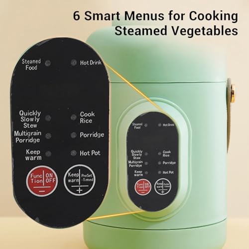 Olla eléctrica portátil 500W 800ml para viaje y oficina miniatura 3
