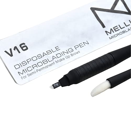 Mellie �V�O�l�`���[ �}�C�N���u���[�h �g���̂ăy�� 10�{�p�b�N - �E�ېn - �痿�X�|���W�t�����K�ȃ��o�[�O���b�v (V16 .18mm�A�u���b�N)