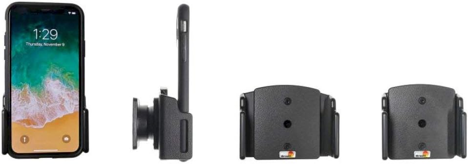 BroditPassive Adjustable holder for Apple iPhone X, iPhone XR & iPhone XS, iPhone 11, Black