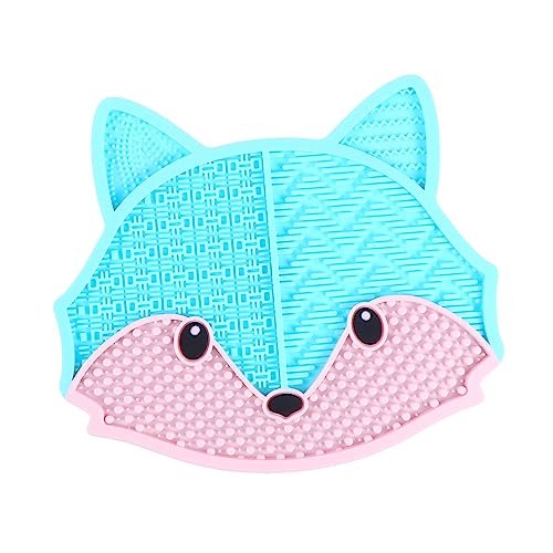 VALICLUD 可愛い製化粧ブラシ洗浄マット 吸盤付き おしゃれで便利なメイク