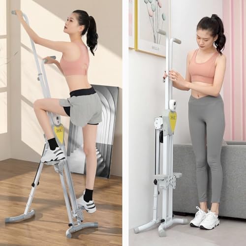 Foldable Stair Stepper Machine with Adjustable Height and