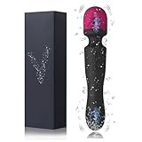 Fuirre Upgraded Electric Double-Ended Available Cordless Shoulder Neck Back Relaxation Tools Handheld Portable Travel Home Work Sports Out Use Relieve Deep Tissue Muscle Pain Fatigue-RedBlack