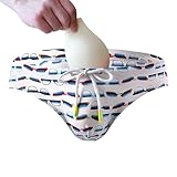 Mens Swim Briefs Bulge Enhancing Swimwear Conver Cup wiht Pouch Male Bikini Padded Swimming Sexy Underwear Enhancer