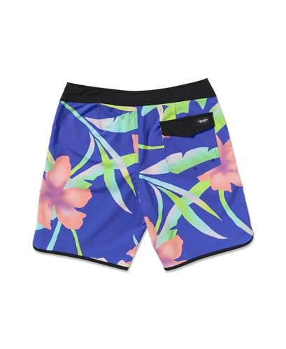 Volcom Men's Lido Print Scallop Mod Tech Boardshorts2