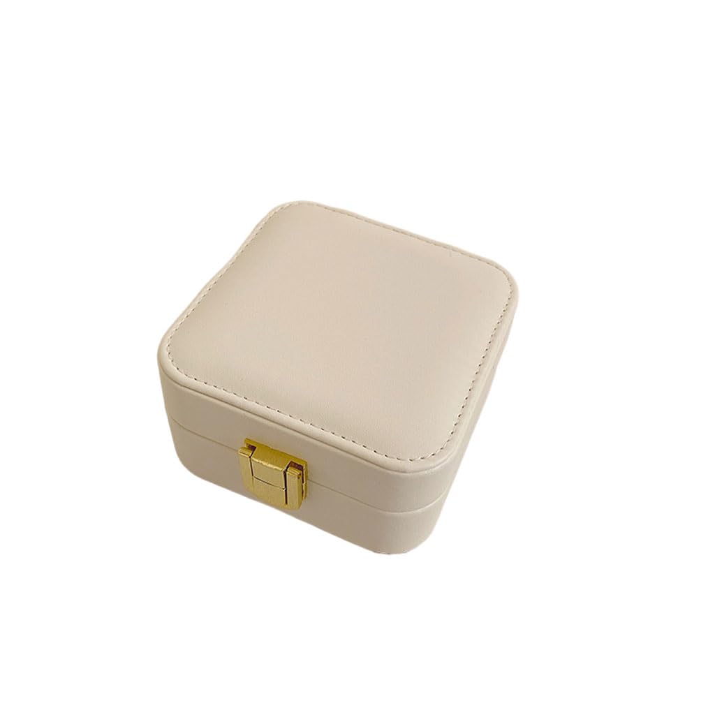 CVHfhjTG jewellery box, Jewelry Storage Case with Small Compartments, Boxes for Necklaces Earrings Rings Bracelet Women Girls(C)