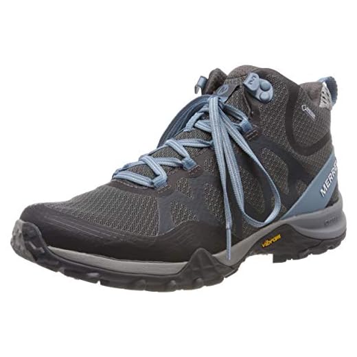 Merrell Siren 3 Mid GTX, Botas de Senderismo para Mujer, Azul (Blue Smoke), 36 EU