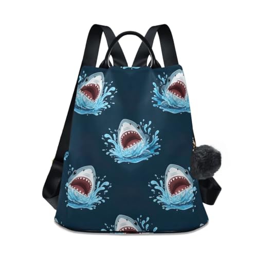 Sac à dos antivol pour femme bleu original sac de ville imprimé
