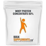 BulkSupplements.com Whey Protein Concentrate - Low Calorie Protein Powder - Flavorless Protein Powder (1 Kilogram - 2.2 lbs)