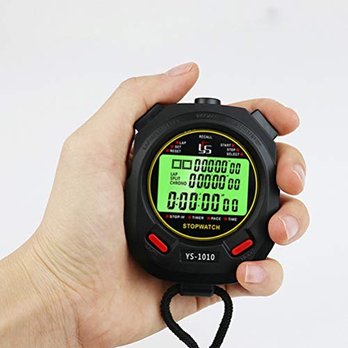 CLISPEED Eletrônica Digital de Esporte Cronômetro Temporizador para Árbitros de Fitness Esportes