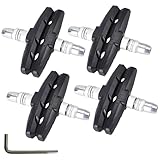 Légèrement incurvé : avec un design légèrement incurvé qui s'adapte à la piste de roue de vélo et offre une capacité de freinage, n'endommage pas la roue, offre une meilleure puissance d'arrêt, moins de bruit désagréable.