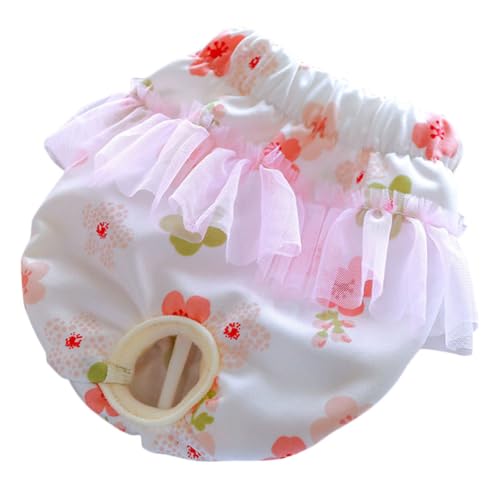 JOINPAYA Pañal Sanitario Reutilizable para Perros Hembra Talla S hasta 8 Kg, Pantalón Físico Antihumedad para Cachorros, Braguita Higiénica Cómoda para Uso Exterior
