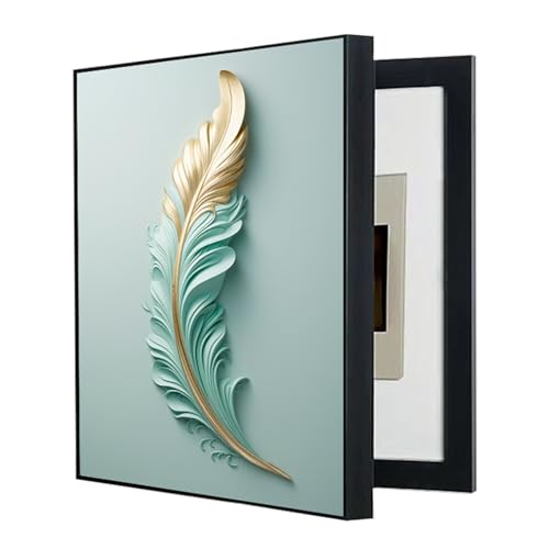 Cacher tableau électrique avec notre peinture décorative de boîte de compteur