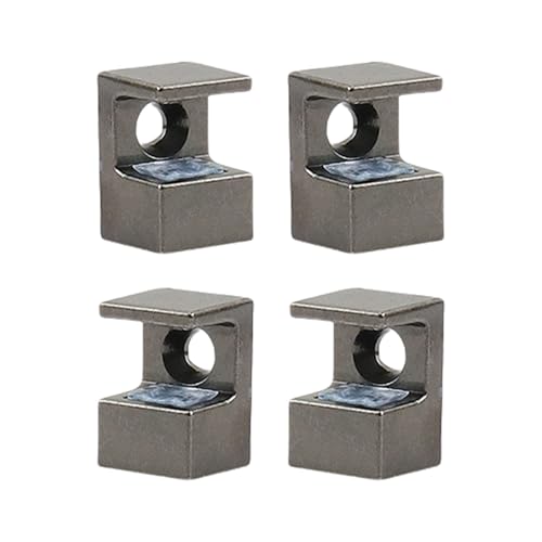 4Pieces Multipurpose Adjustable Glass Clamp Holders For Showcases Cabinets And Panel Craft Of Sturdy Zines Alloy